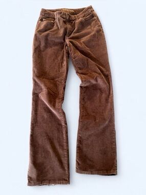 St. John's Bay Brown Corduroy Wide-Leg Pants